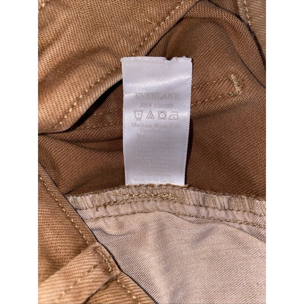 Everlane The Utility Shorts Womens 6 Brown Canvas Cotton Stretch Mid Rise Casual - Picture 9 of 9